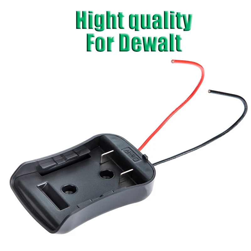 Adaptador de alimentação para makita & 18v bateria montagem de energia conector adaptador doca titular com 12 fios awg adapte para dewalt novo