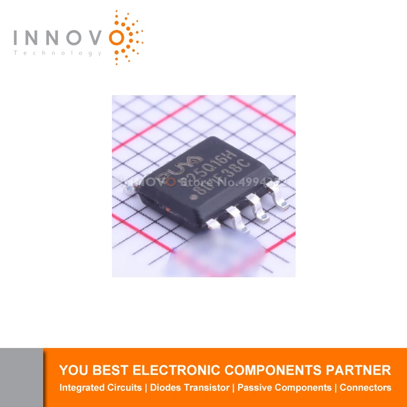 إنوفو 10 قطعة/الوحدة AT24C08C-SSHM-T P25Q16H-SSH-IT CAT24C256WI-GT3 24LC08BT-I/SN M24M01-RMN6TP FM24C02C-SO-T-G SOP-8 جديد الأصلي #2