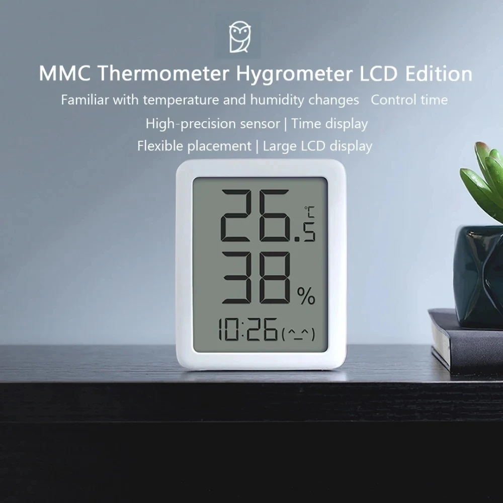 XiaomiYoupin miaomiaoce Termometro Schermo E-ink LCD Ampio display digitale Termometro Igrometro Sensore di umidità della temperatura