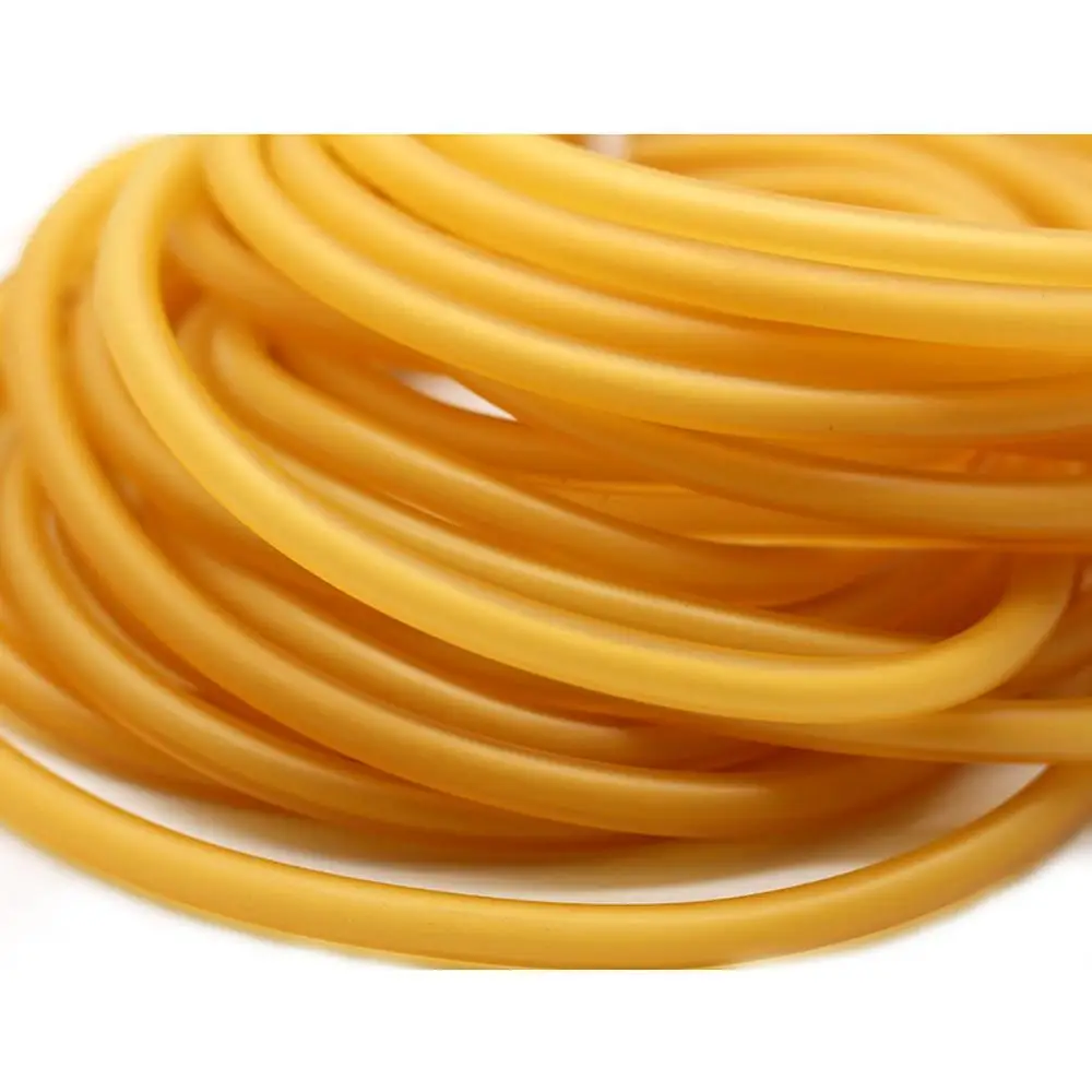 10M 3070 Latex Rubber Tube 7mm OD 3mm ID Elastic Tubing for Outdoor Slingshot Catapult Hunting Exercising