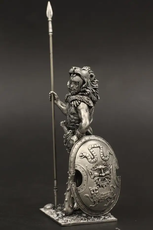 Ancient Greek Mythology Soldier Model Lord God Zeus Son Greatest Power Hero Figurines Metal Ancient Soldier Home Collectible Gif