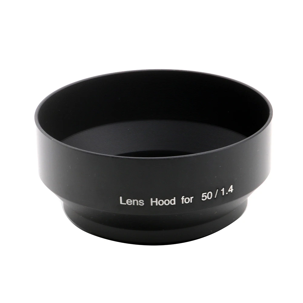 For Nikon 50mm f/1.4 lens Metal Lens Hood 50/1.4 with 72mm top filter thread