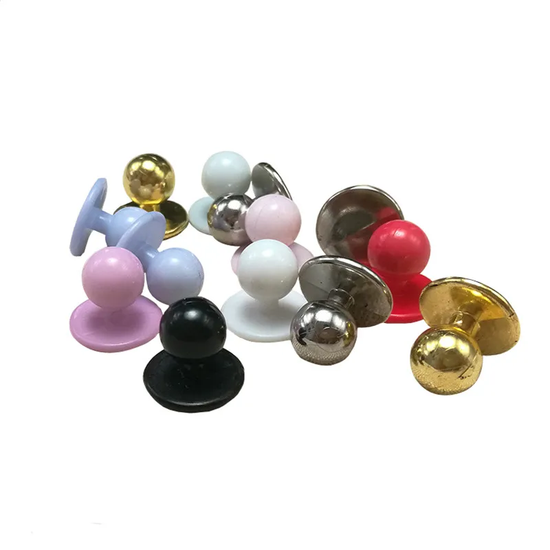 XUNZHE 10 Pcs 11.5*18mm ristorante Chef uniformi pulsanti abito pulsanti in plastica di colore per costumi fai da te accessori parti