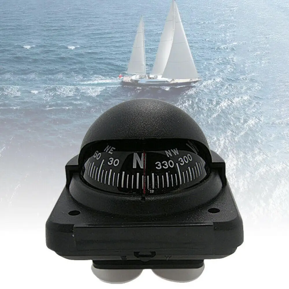 Marine Compass Ball Navigation For Boat Car Truck Dashboard Magnetic Portable M5X2 Accurate Vehicle Adjustable Dashboard Y7A3