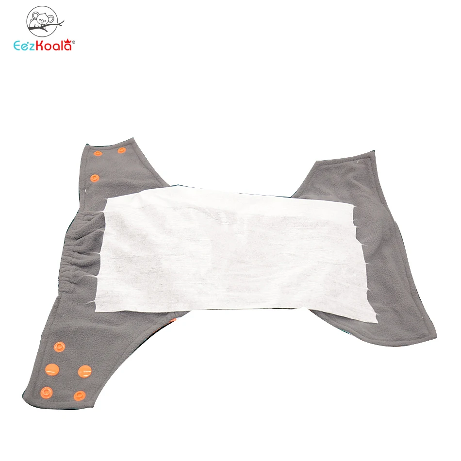 EezKoala-Couche-culotte jetable en bambou bionickel able pour bébé, 3 rouleaux