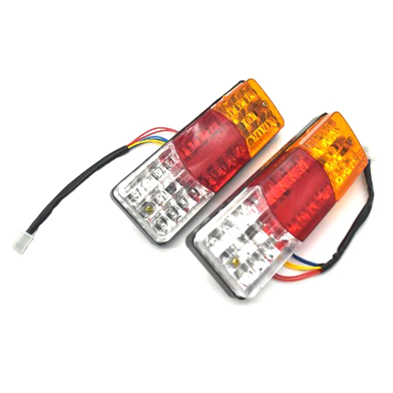 1pcs 12V Taillights Car Truck RV Van Bus Rear Tail Trailer Lights Signal Indicator Brake Stop Reverse Lamps