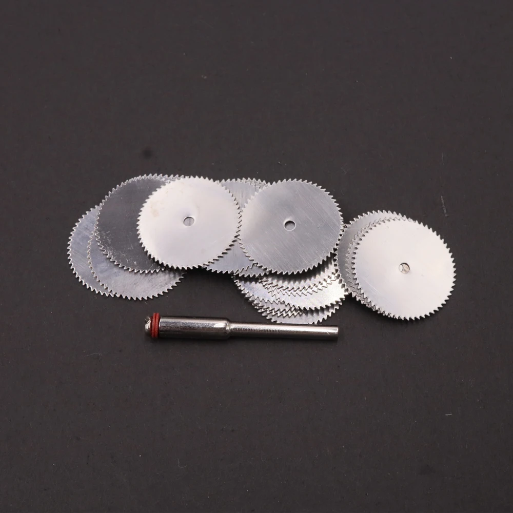 50pcs Stainless Steel Saw Blade 22mm/25mm/32mm Dremel/Rotary Tool Mini Saw Bit Cutting Wood/Plastic/Metal