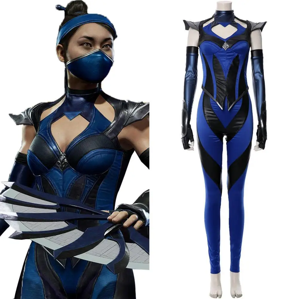 

Princess Gitana Cosplay Costume Adult Female Leather Jumpsuit Halloween Carnival