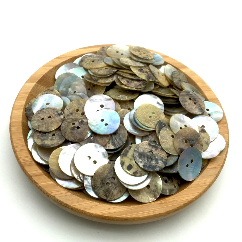 50PCS/Lot 20mm Natural Shell Sewing Buttons Color Japan Mother of Pearl MOP Round Shell 2 Hole Button Sewing Accessories WD0275