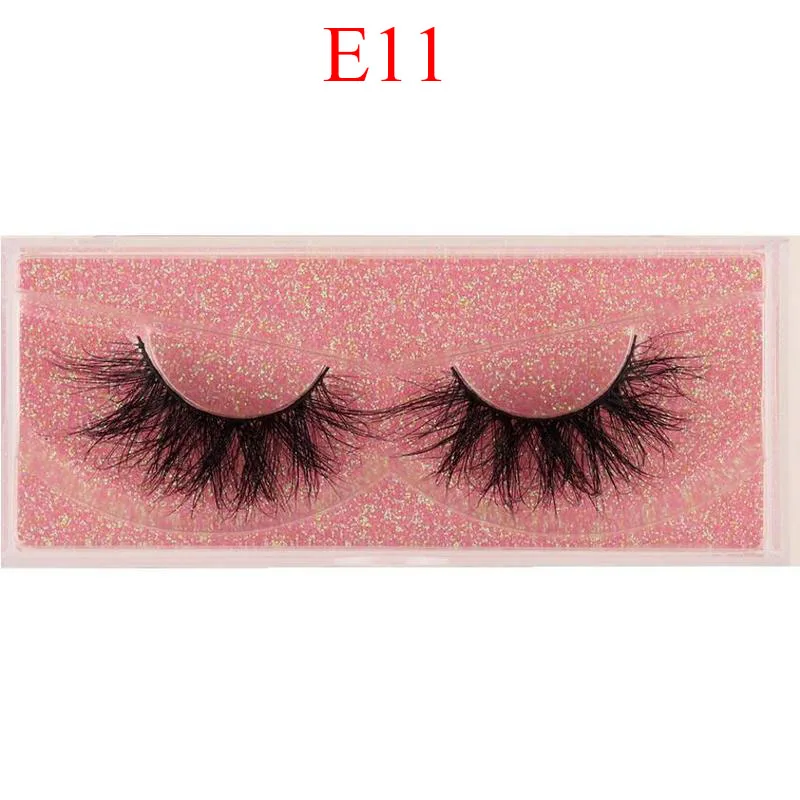 Mink Lashes 3D Mink Eyelashes 100% Cruelty free Handmade Mink Eyelashes Soft Flexible Natural False Eyelashes Makeup E9 DOCOCER