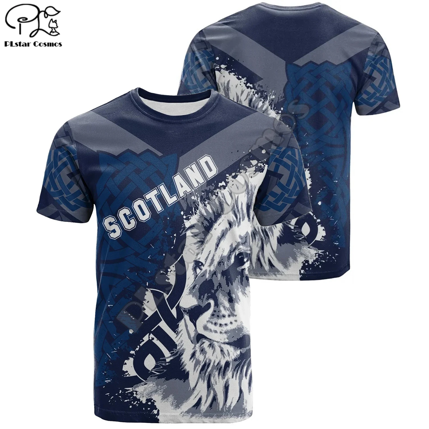 PLstar Cosmos Fashion Scotland Symbol 3D Print Summer Men/Women T-Shirts Flag Short-Sleeve Tee Hip Hop Casual Streetwear S8 view 4