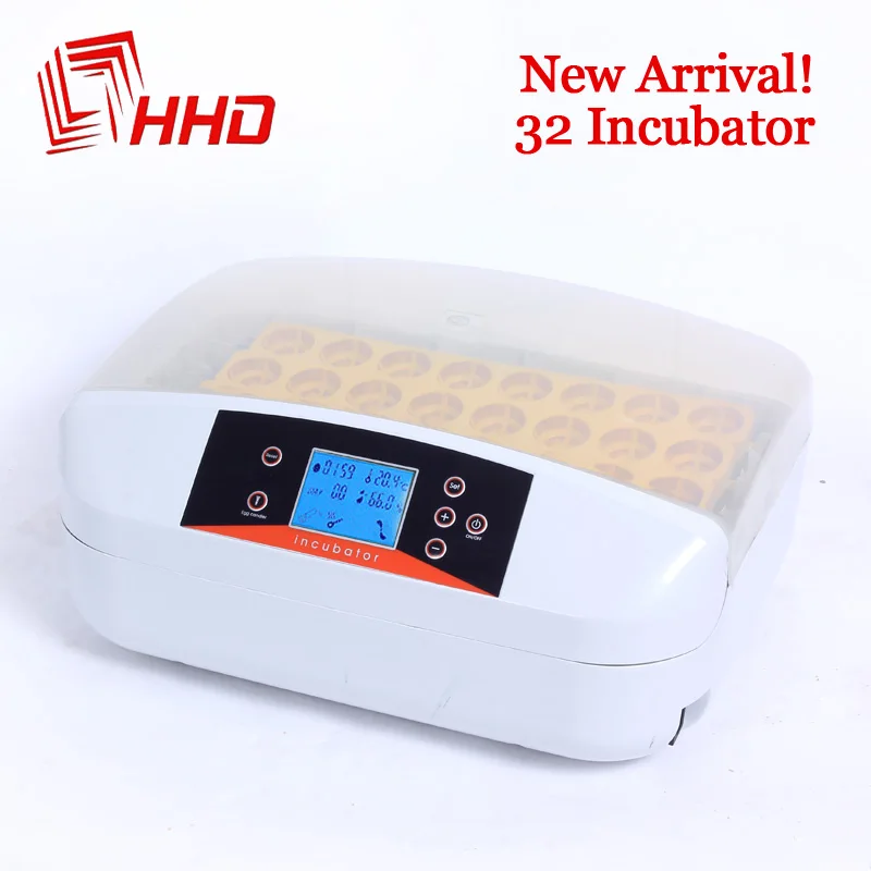 

Newst Automatic 32 Eggs Incubator Hatchery Machine Temperature Control Brooder Farm Equipment Automatic Rotate For Chicken Quail