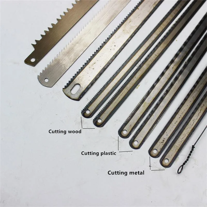 10pcs 12 inch hacksaw blades for woodworking hand with strong high carbon steel high toughness saw blades