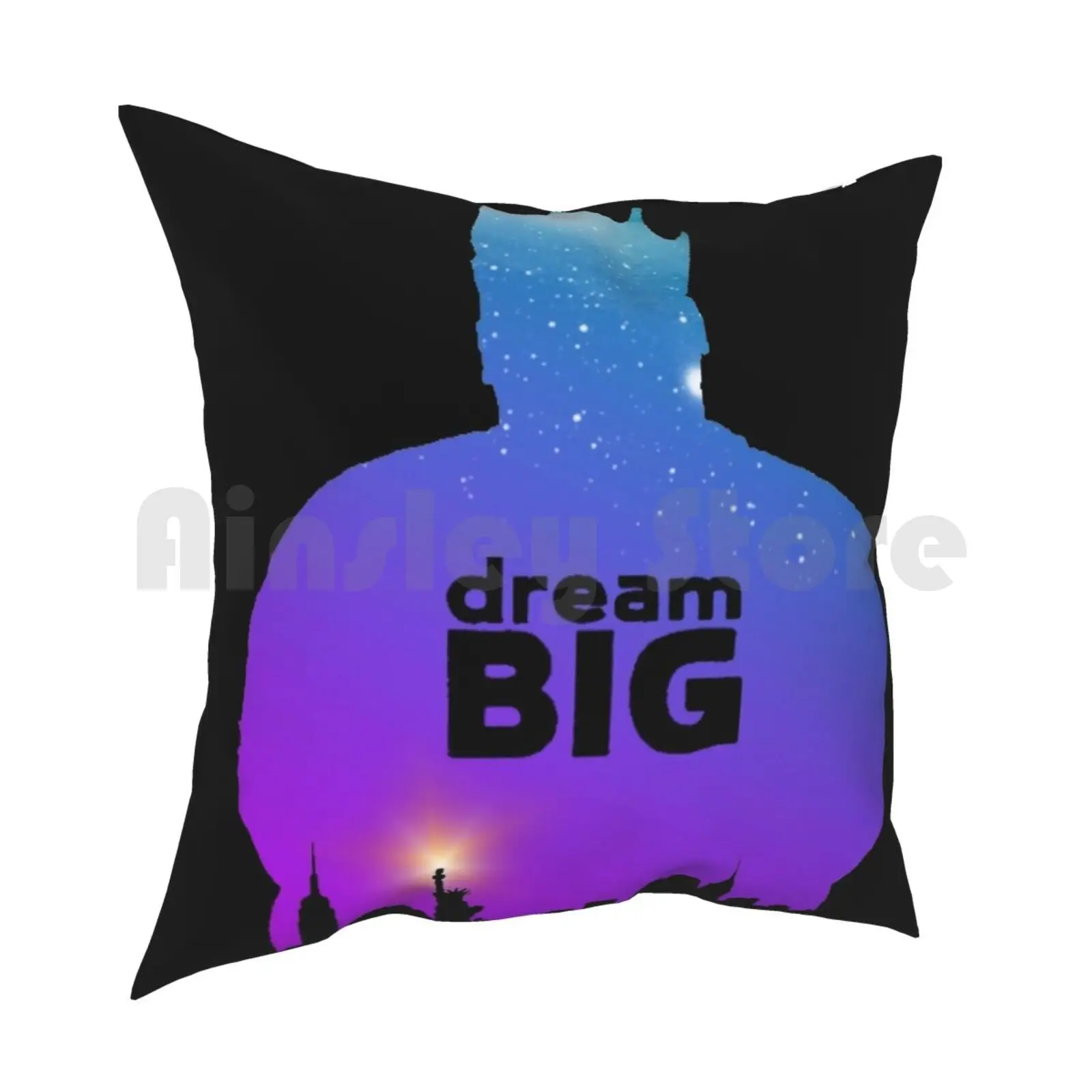 Dream Big. Pillow Case Printed Home Soft Throw Pillow Notorious Big West East Coast 2Pac Hip Hop Rap Music Kanye Dre Dr