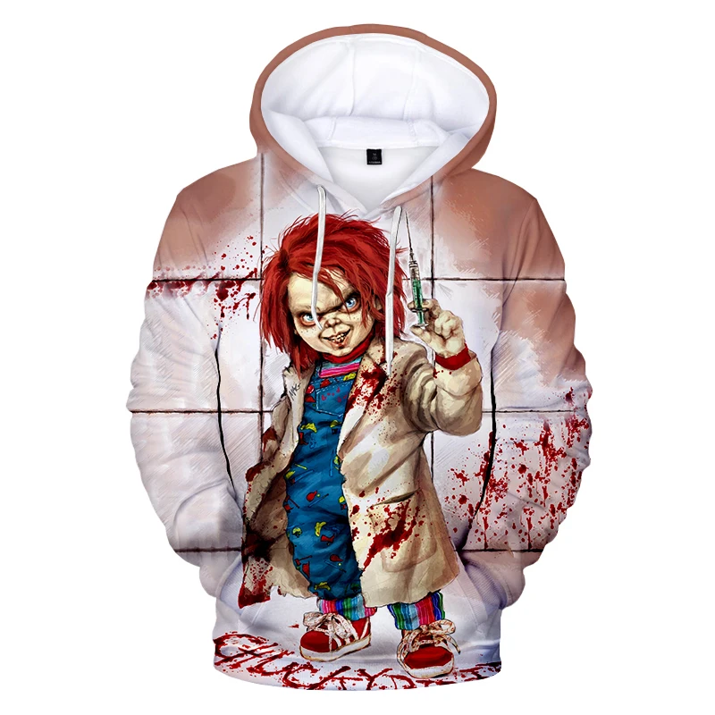 Bride of Chucky 3D Printed Hoodie Sweatshirts Men Women Fashion Casual Pullover Chucky Harajuku Streetwear Hoodies 5XL