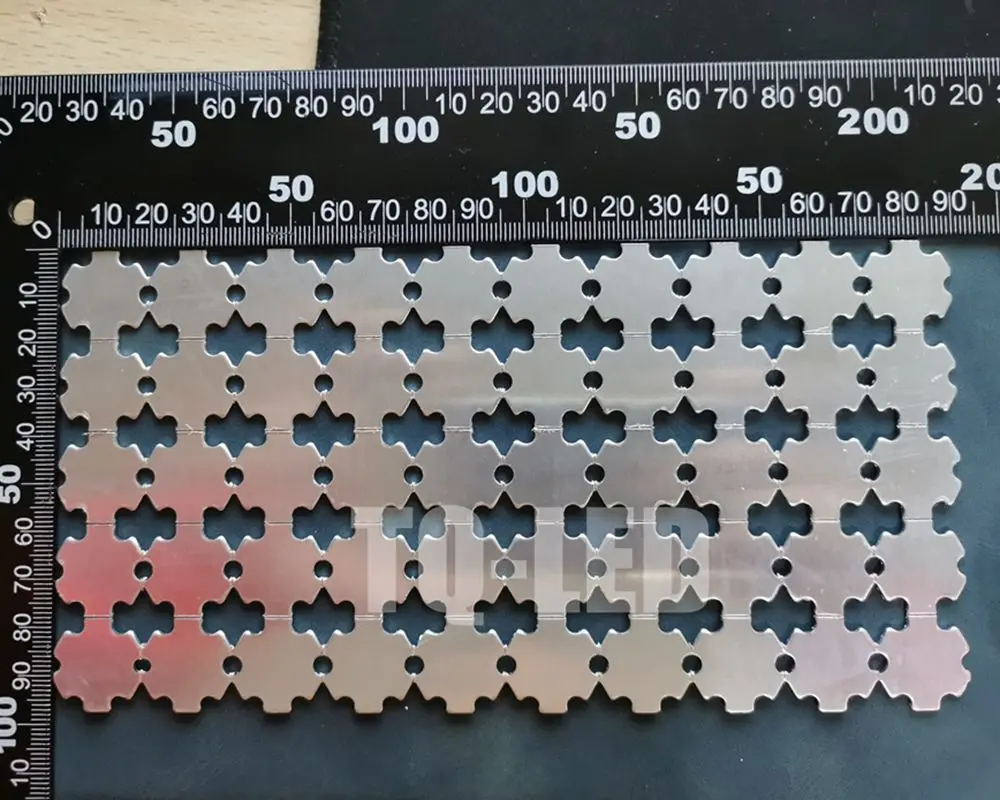 High Power 3W 1W Hexagonal Aluminum Substrate 20mm Star PCB White Color