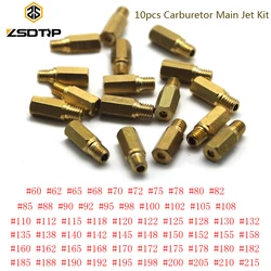 ZSDTRP 10pcs Carburetor Main Jet Kit M5 Main Jet For Keihin OKO/KOSO/PWK/BD/CRS/ FCR/FCR-MAX/PD/PE/ PJ/PWM Carburetor Main Jet