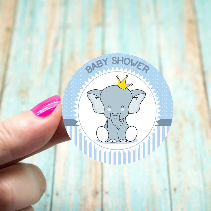 24/48pcs Baby Shower Self-adhesive Stickers Boy or Girl Vote Stickers for Gender Reveal Party Creative Decoration Home Supplies