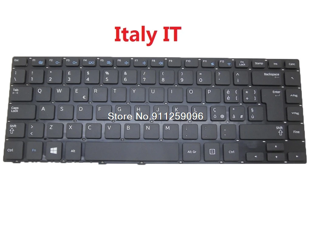 Keyboard For Samsung NP 370R4E 370R4V 450R4E 450R4V 470R4E 470R4V Korea KR English US Arabia France ARFR Germany GR  Italy IT TW