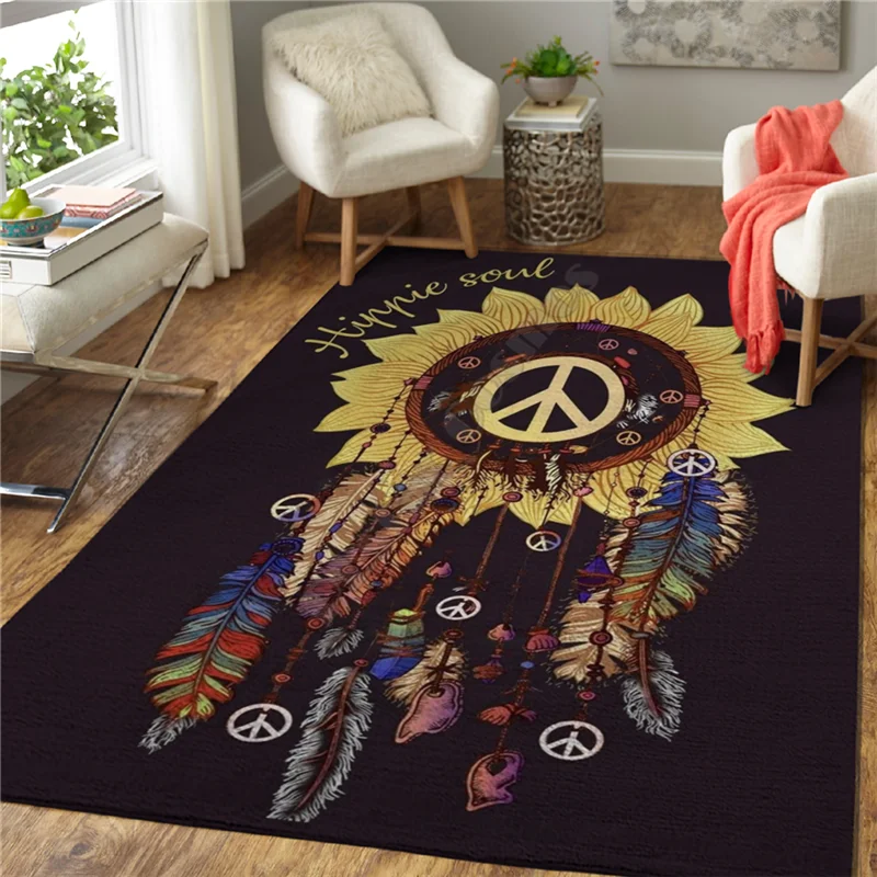 

Мир Подсолнух 3D искусственный коврик коврики Противоскользящий большой ковер украшение для дома 02