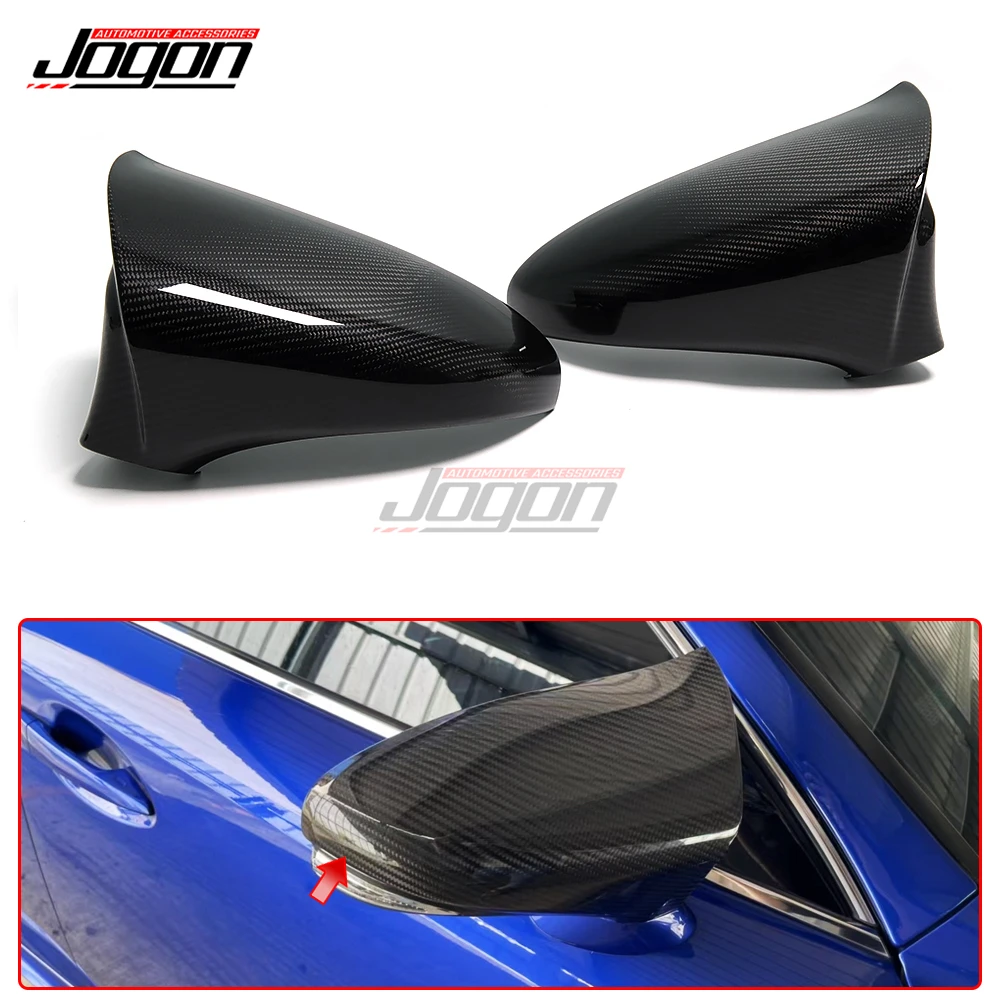 LHD For Lexus IS XE30 IS250 IS300 IS350 F Sport USE30 GSE20 GSE31 2014-2019 Carbon OX Horn Rearview Mirror Caps Mirror Cover