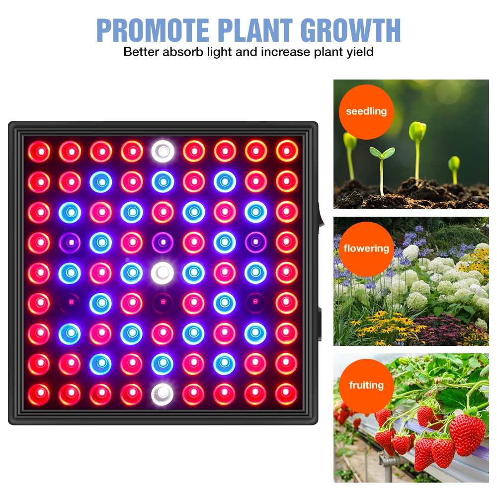 Phyto-Lámpara Led de espectro completo para cultivo, luz hidropónica para crecimiento de plantas, Bombilla de crecimiento para plantación en