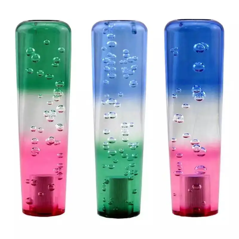 

20cm Long Universal Car Crystal Resin Gear Shift Knob Bubble Auto Manual Stick Gear Shifter Stick Gear Shift Knob Lever