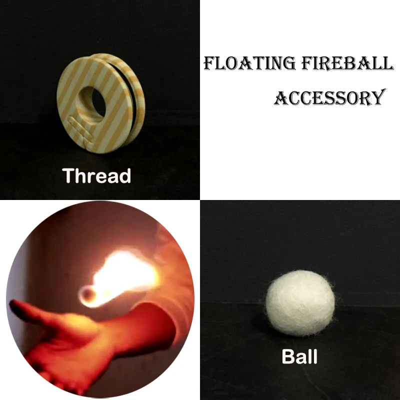 Floating Fireball Replacement Accessories (Thread / Ball) Magic Tricks Ball Levitate Magie Magician Stage Street Illusions Props