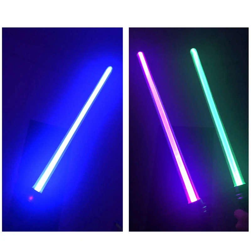 Sable de luz láser de 1 piezas para niños, espada de juguete, arco de Cosplay, combinación de espada de juguete con sonido láser, regalos de navidad