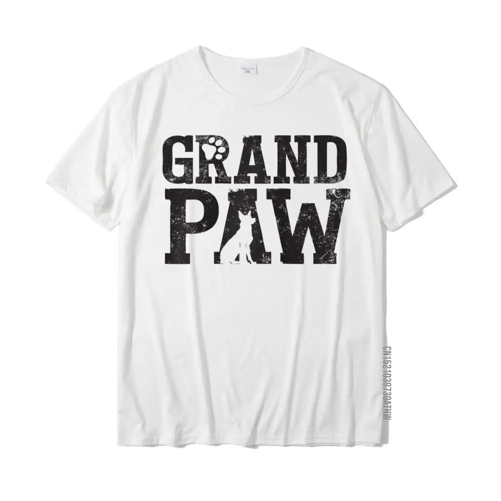 

German Shepherd Grand Paw Dog Grandpa Grandpaw Pawpa Father Raglan Baseball Tee Slim Fit Men T Shirts New Cotton Tops Shirts