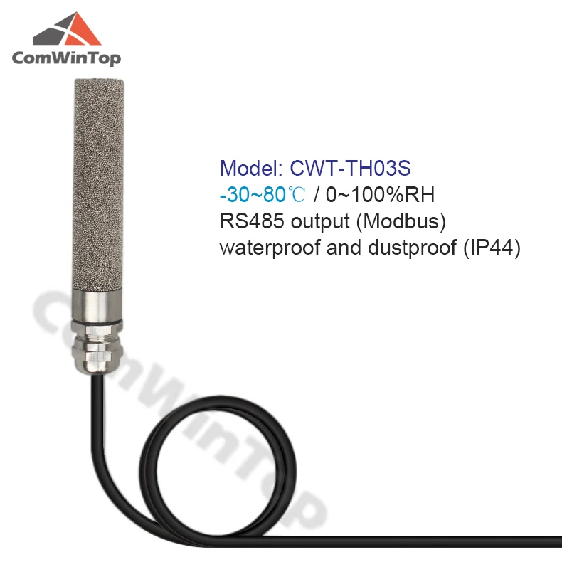 RS485 Modbus Water Proof Temperature Humidity Sensor Probe