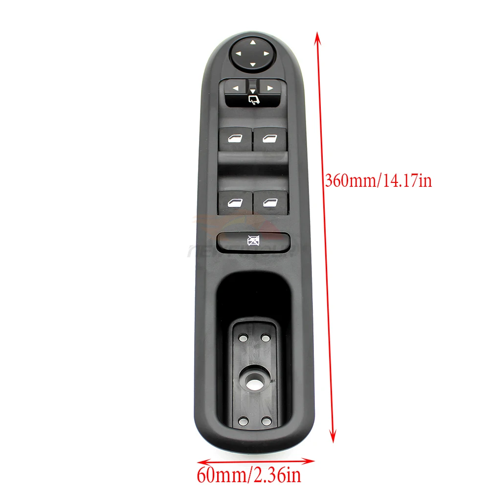 High Quality Power Window Control Switch Car Window Lifter Switches Button for Peugeot 407 SW 2004-2010 6554.ER 96468704XT