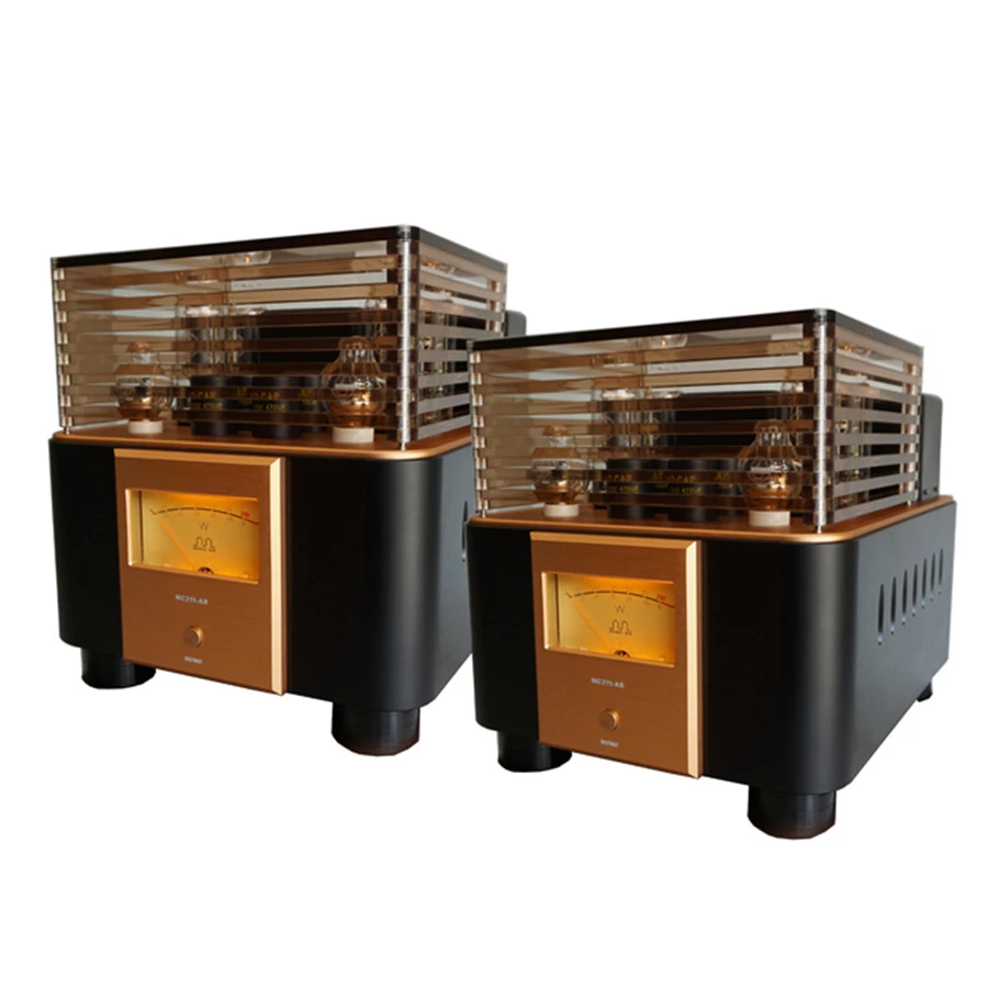 Meixing Mingda MC211-AS Mono Vacuum Tube Amplifier 6SN7 Push 211 Class AB1 Power Amplifier 100W 110V/220V (pair)