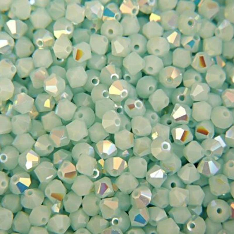 STENYA 4 мм розово-красный AB цвет покрытия хрустальные бусины двухконусный бант узел повязка на голову кисточка ювелирные изделия серьги аксессуары для браслетов