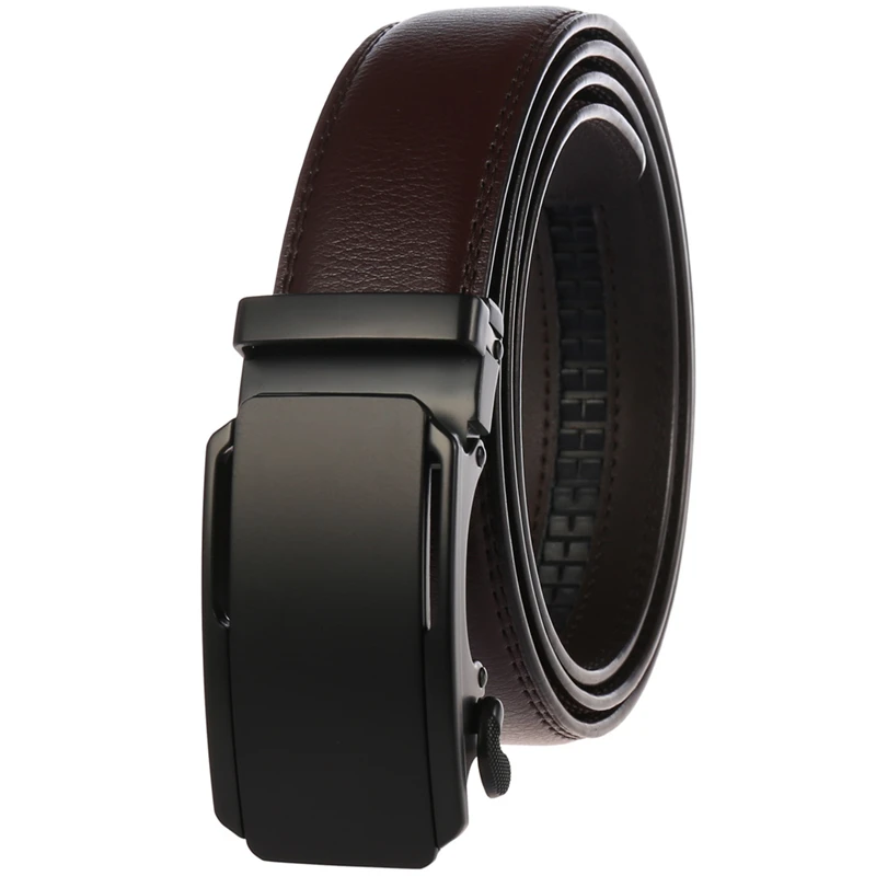 Ceinture grande longueur pour homme, noir et marron, environnemental, grande taille, 110 cm-200 cm