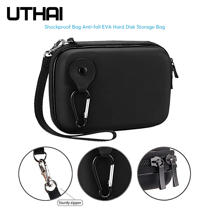 UTHAI-funda protectora para HDD T28 de 2,5 pulgadas, caja EVA para Hdd, cubierta de disco duro, caja de Banco de energía, bolsa de almacenamiento