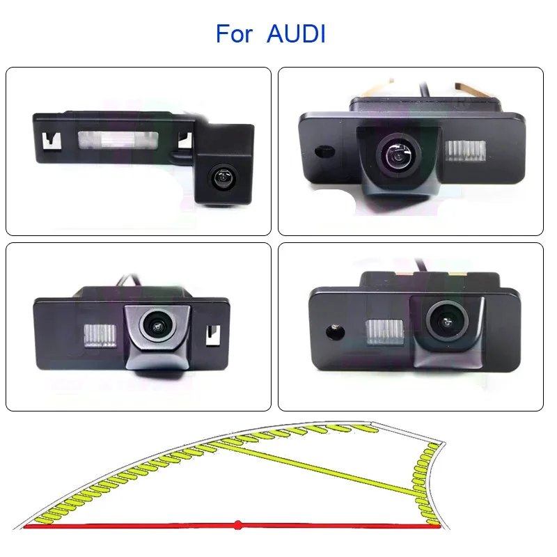 

Dynamic Trajectory Tracks Parking Car Rear View Camera For Audi A3 A4 A4L A5 A6 A6L A8 A8L S3 S4 S5 S6 Q7 S8 RS3 RS4 RS6