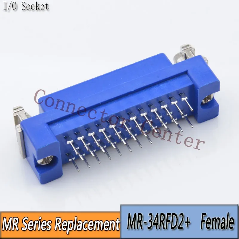 Imagem -03 - Série de Conectores Compatível com Mr34rmd2 Mr-34rfd2 34pin Pcb Feminino Masculino mr