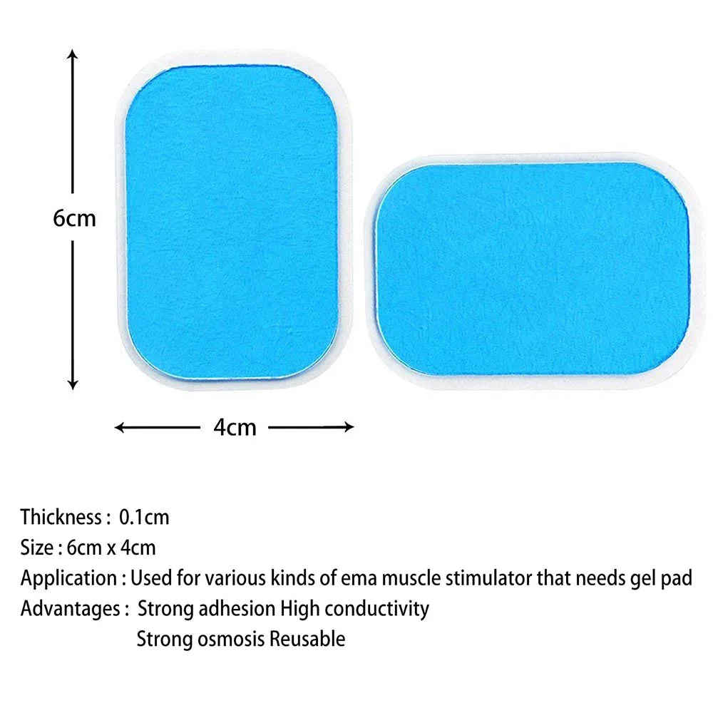 14Pcs Replacement Gel Pads Sheet Abdominal Belt Toning Muscle Toner ABS Stimulator Hydrogel Pads Sticker AB Trainer Accessories