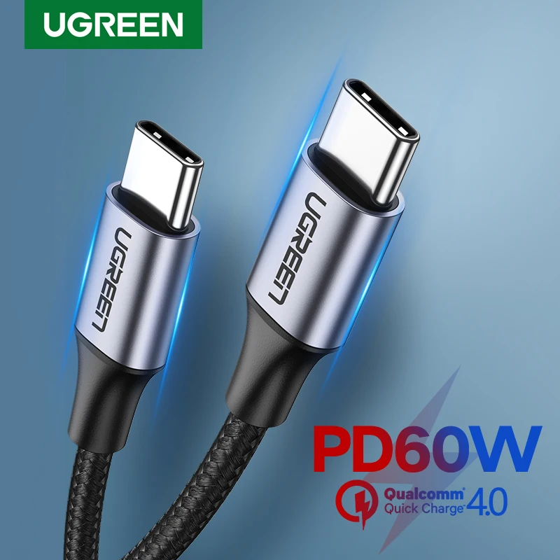 UGREEN USB C타입 USB C 케이블, 삼성 S10 S9 플러스 PD 60W 고속 충전 4.0 USB C 케이블, 맥북 프로 PD 케이블  Best5