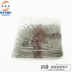 250pcs/LOT 1N4742A 1N4733A 1N4744A 1N4746A 1N4735A 1N4727A 1N4729A 1N4756A 1N4745A 1N4752A 1N4747A 1N4738A 1W Zener diode DO-41
