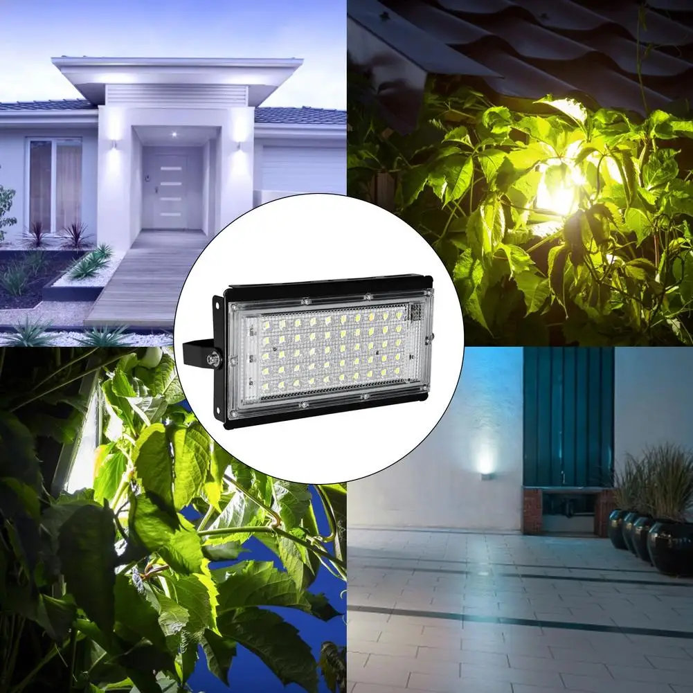 50W/100W Led กลางแจ้งน้ำท่วม6000K Floodlight Spotlight IP65กันน้ำ LED โคมไฟ Weatherproof ภูมิทัศน์แสง