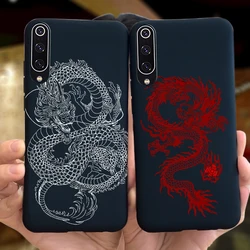 For Xiaomi Mi 9 Lite Case Dragon Painted Bumper Silicone Soft Phone Cover For Funda Xiomi Xiaomi Mi 9 Mi9 Lite 9 SE Cases