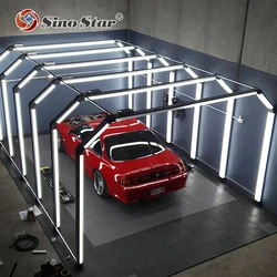 SGE1009B Best auto detailing supplies tunnel led car wash led light