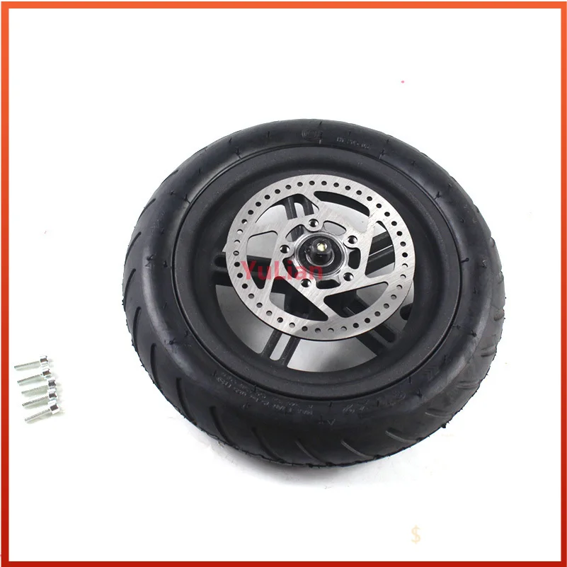 For Xiaomi Mijia M365 Electric Scooter Rear Tire With Wheel Hub Disc Brake Set Scooter Back Tyre Electric Scooter Parts M 365