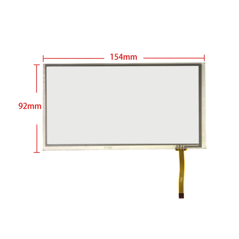 6.2inch 4 Wire Resistive 154x92mm Touch Screen Panel Digitizer with USB Controller Card kit For PW062XS3 LCD Panel