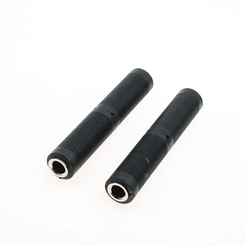 Bass Guitar Microphone Audio Cable Extender Connector 6.35 mm Jack Female to 6.35 Female Audio Adapter Coupler Converter