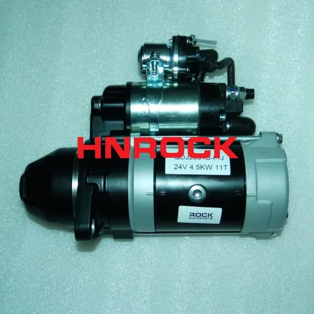 

NEW HNROCK 24V 11T 4.5KW STARTER QDJ2601B-P/J FOR 2409003010025