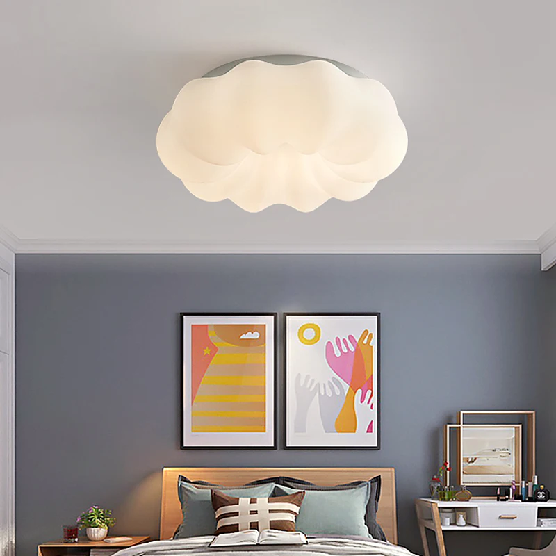 

Cloud ceiling lamp pumpkin chandelier children's room Nordic minimalist living room dining room master bedroom lamp girl