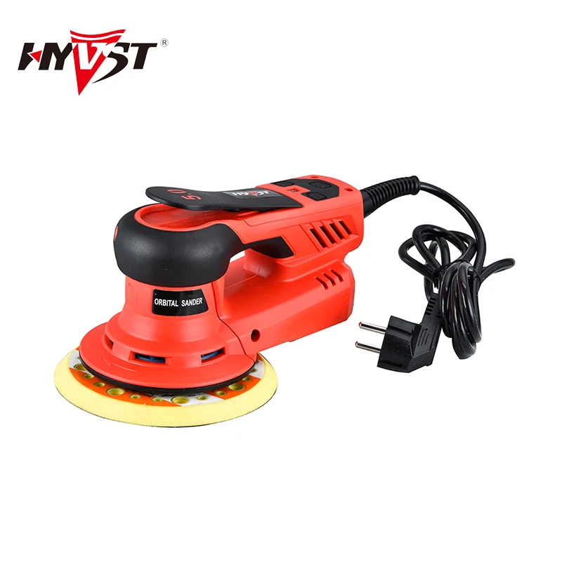 hyvst 350w multi funcao lixadeira orbital aleatoria brushless velocidade variavel com fio lixadeiras orbitais para acabamento cantos carro madeira 01